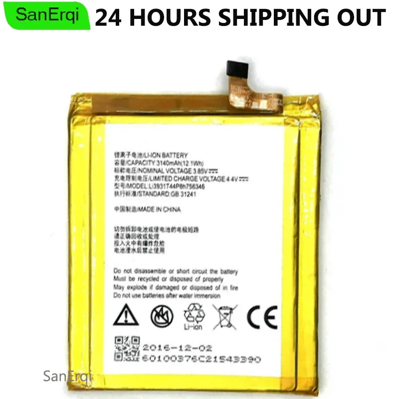 battery for ZTE Axon 7 A2017 Battery LI3931T44P8h756346 3750mAh High Quality