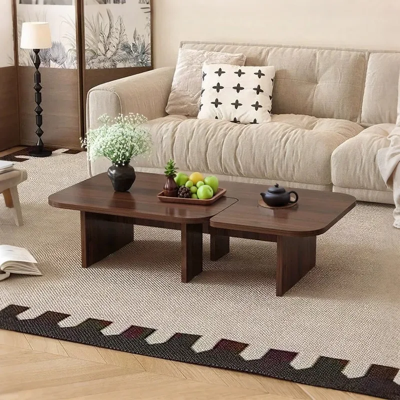 

Rustic Irregular Coffee Table Decoration Designer Living Room Coffee Table Center Minimalist Stoliki Kawowe Furniture For Home