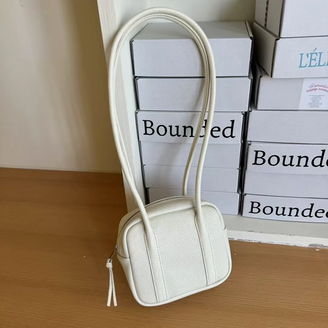 

FIRMRANCH 2024, весенняя минималистичная мягкая клейкая воловья кожа, квадратный дизайн торта, мини-женская сумка на плечо, подмышки, трендовый кошелек на молнии