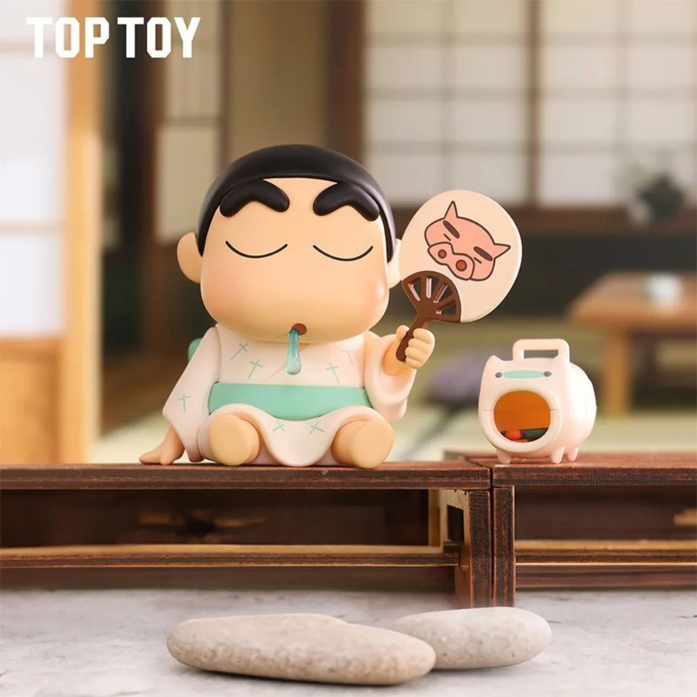 

Official TOPTOY Crayon Shin-chan Summer Battle Series Figure Trendy Blind Box Ornament Toy Birthday Gift