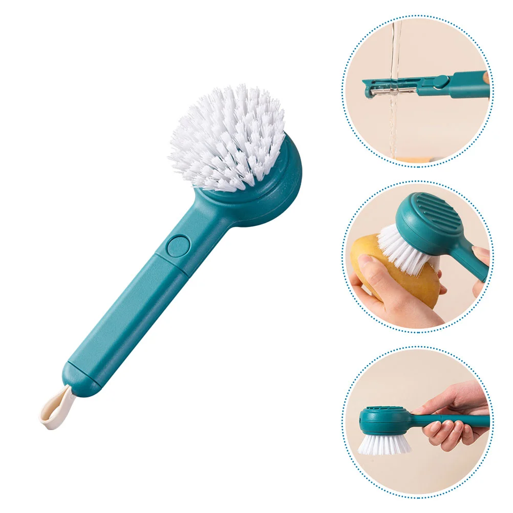 

Fruit and Vegetable Cleaning Brush Peeler Fruits Practical Potato Ricer Planer Long Handle
