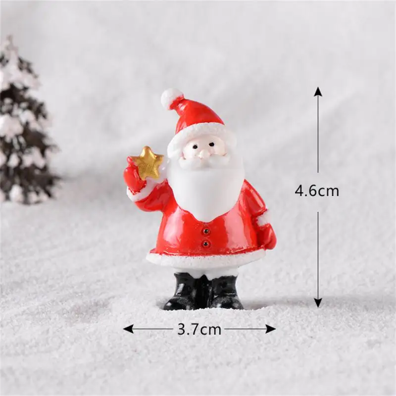 1~4PCS Christmas Ornaments Not Easily Deformed Carry Exquisite Convenient Decoration Ornaments Durable Cute Mini Solid