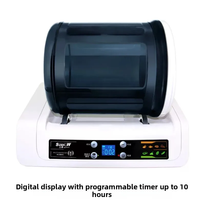 Household vacuum burger automatic pickling machine, 7-liter electric food pickling machine, with LCD screen, smart model