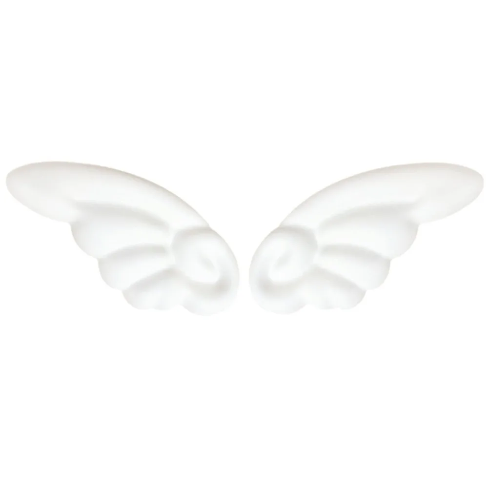 

Creative Plastic Angel Wings Solid Color Waterproof Helmet Headwear Car Lights Tail Decor Helmet Accessories