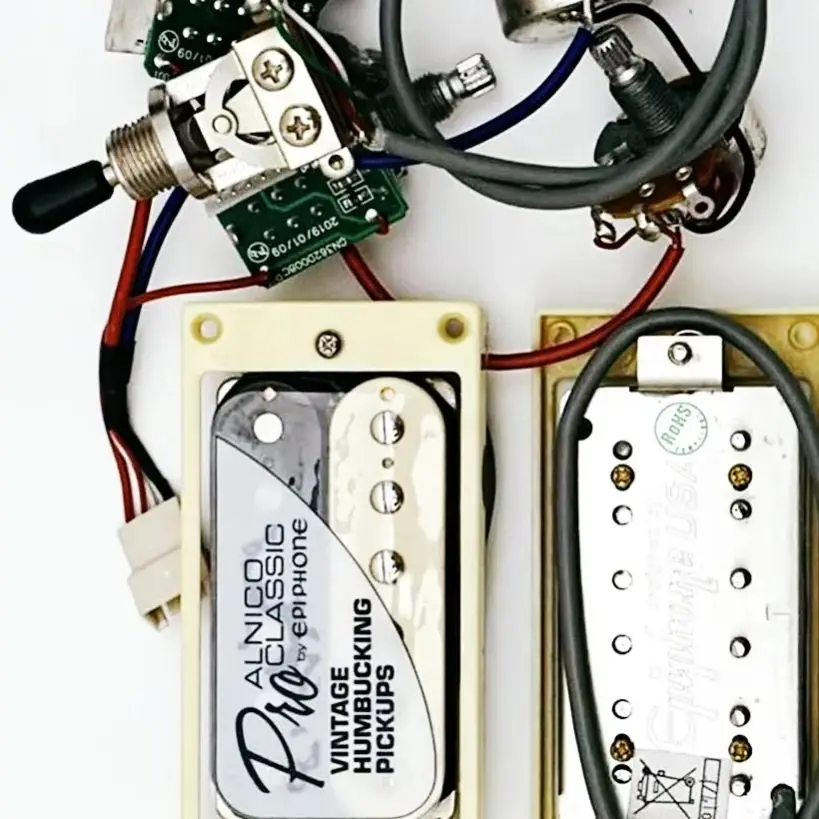 1 Set Original Standard PRO Electric Guitar Alnico Humbucker Pickup  Guitar Accessories