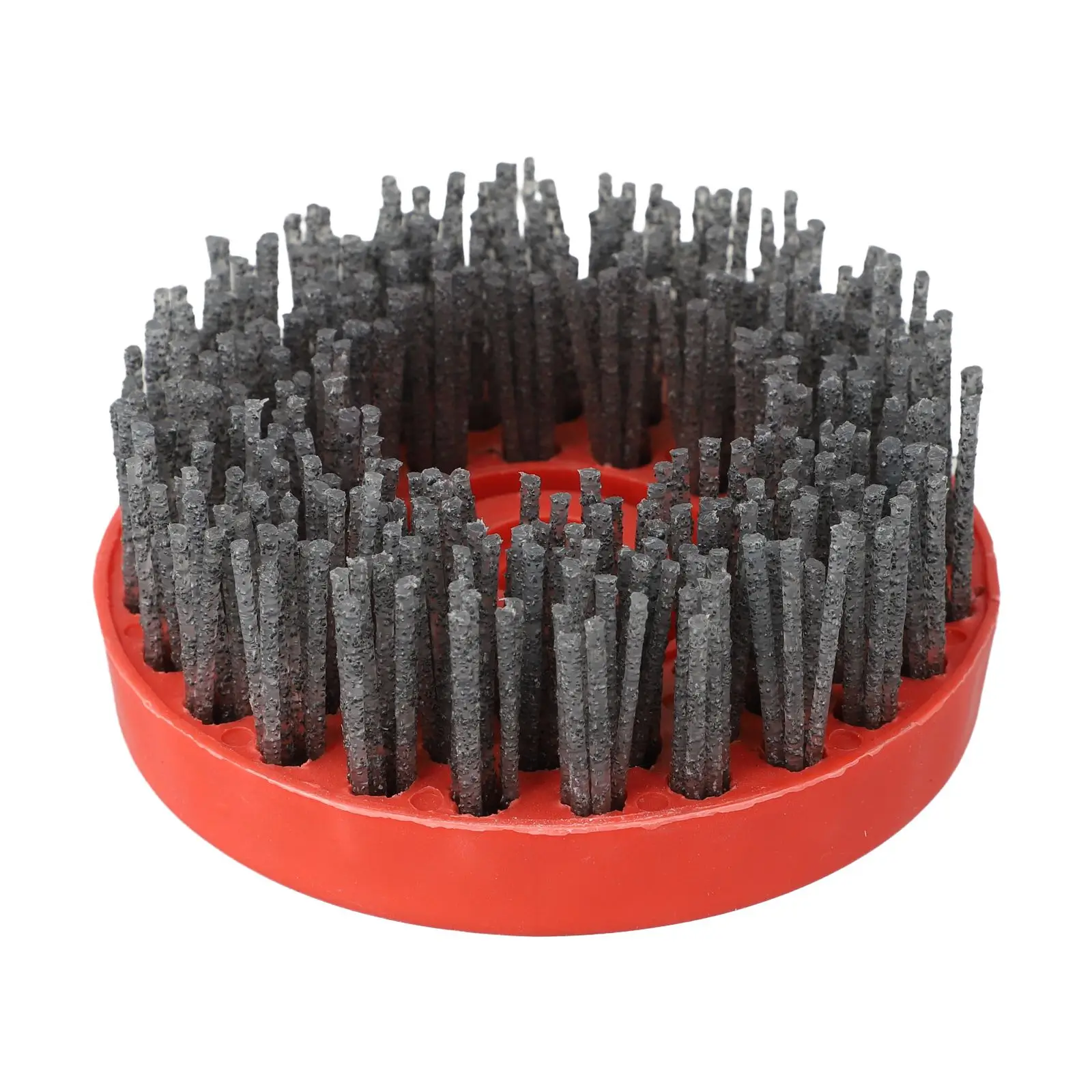Antique Abrasive Brush 4 Inch Circular for Polishing Granite Marble and Concrete Equipped with M10 Thread Back Up Attachment