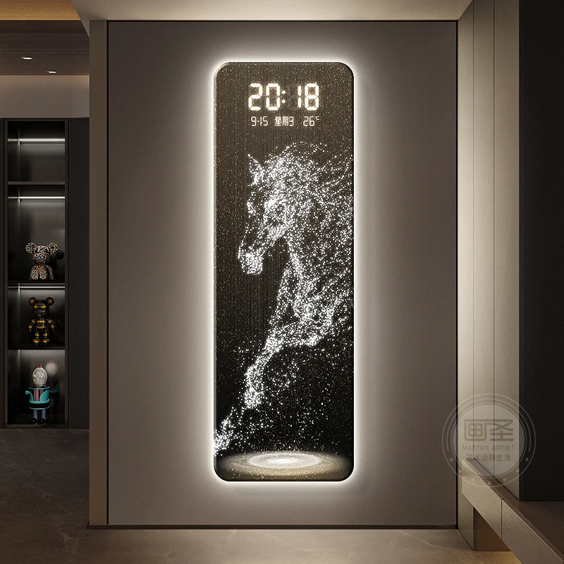 

Art Mural Wall Clocks Luxury Digital Interior Large Aesthetic Restaurant Wall Watch Fashion Relogio De Parede Room Decorations