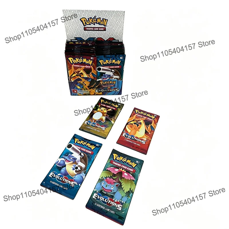 360 Stück Pokemon-Karten Evolutions Battle Style Booster Box Sammelkartenspiel TCG Kinder-Sammelkarten Pokemon-Spielzeug