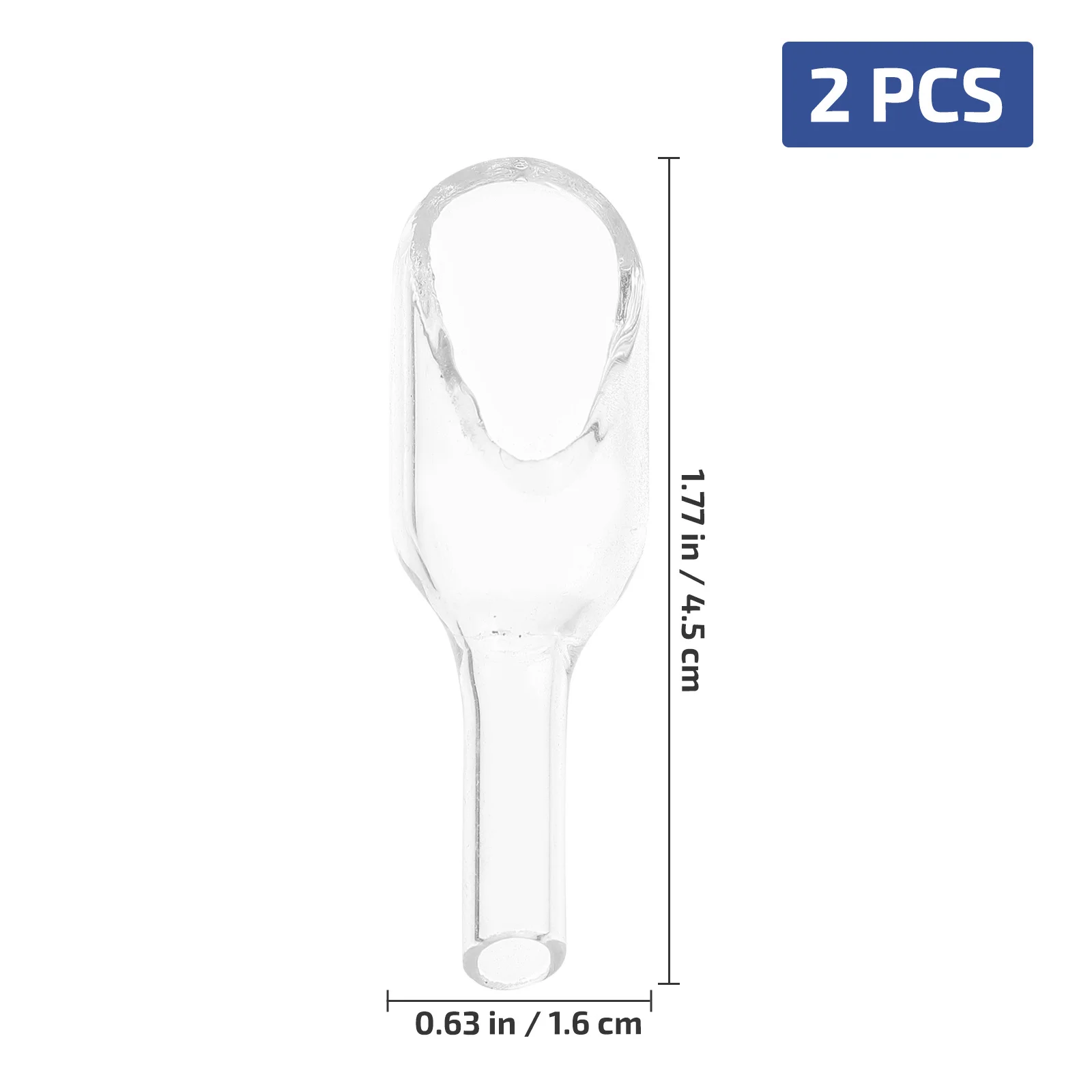 2Pcs Borosilicate Glass Weighing Boat Funnel Set Transparent Round Laboratory Weighing Funnel Multi-Function Accurate Liquid