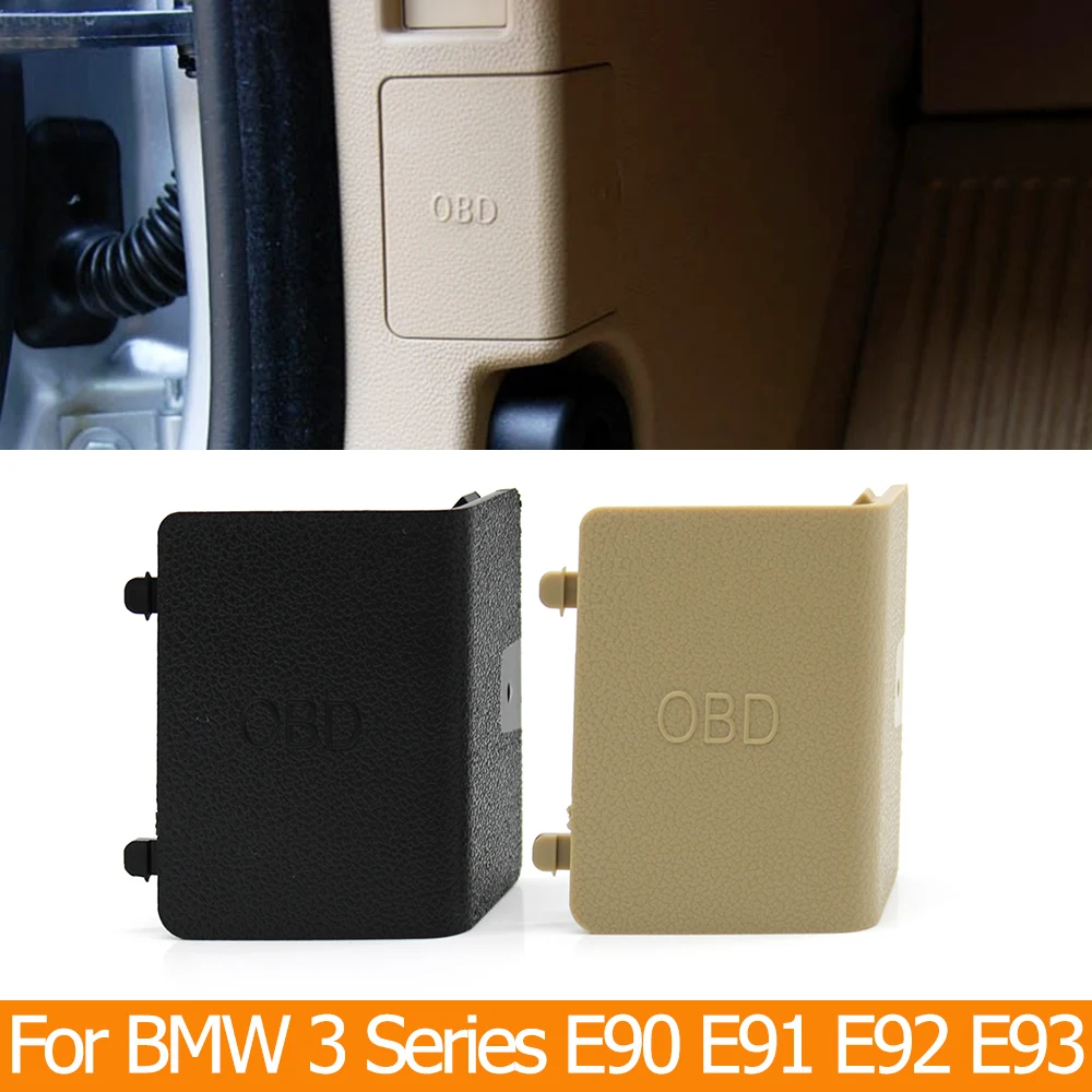 LHD Car Interior Kick Panel Cap OBD Plug Cover Trim for BMW 3 Series E90 E91 E92 E93 51437147542 51437147538