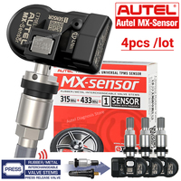 4pcs Autel 2IN1 Sensor TPMS Universal 315MHz 433MHz MX-Sensor Automotive Mechanical Workshop Tools TPMS Programmable MX Sensor