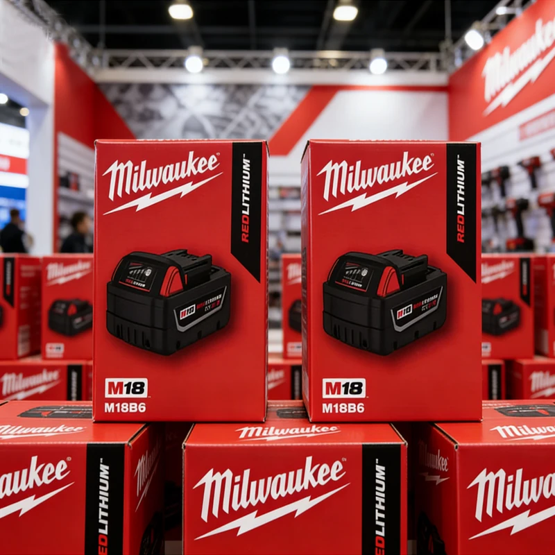 

100% New Milwaukee M18 6.0Ah Battery 18V Lithium-ion Rechargeable for Milwaukee M18 Cordless Power Tools Warranty for 5 years