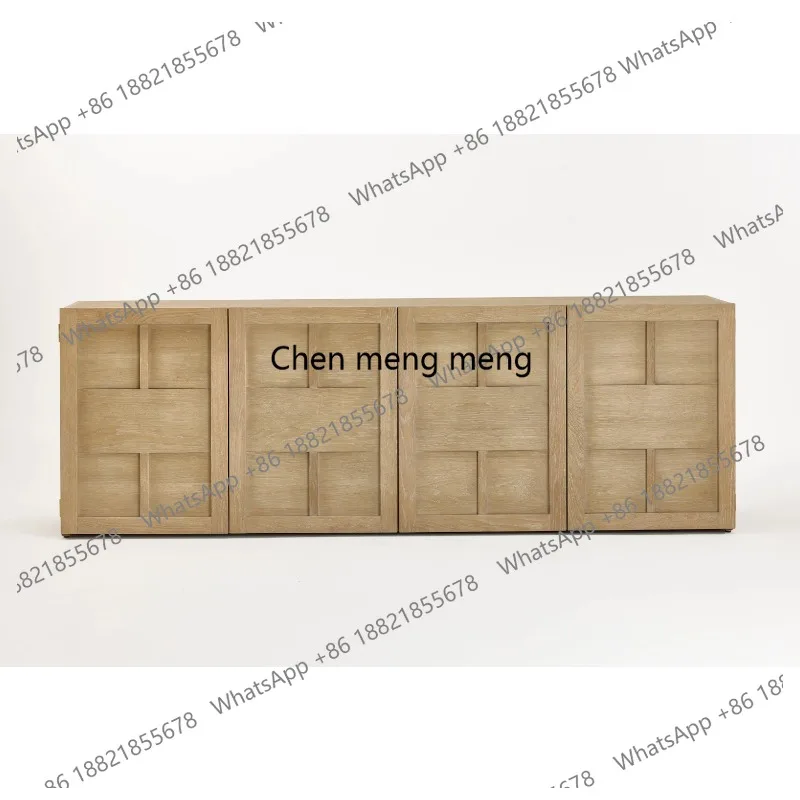 

Luxurious Minimalist Style Smoky Grey Retro Minimalist Patterned Side Cabinet, Suitable for Use in the Living Room