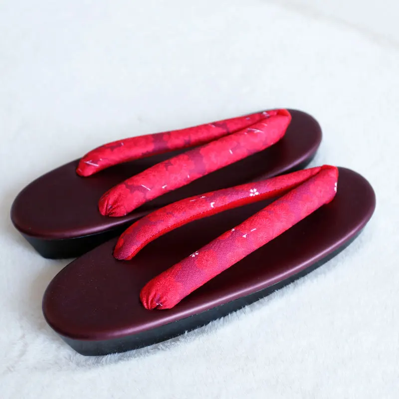 Women's Japanese Geta Sandals – Soft Sole Printed Straw Slippers, Traditional Kimono & Yukata Footwear