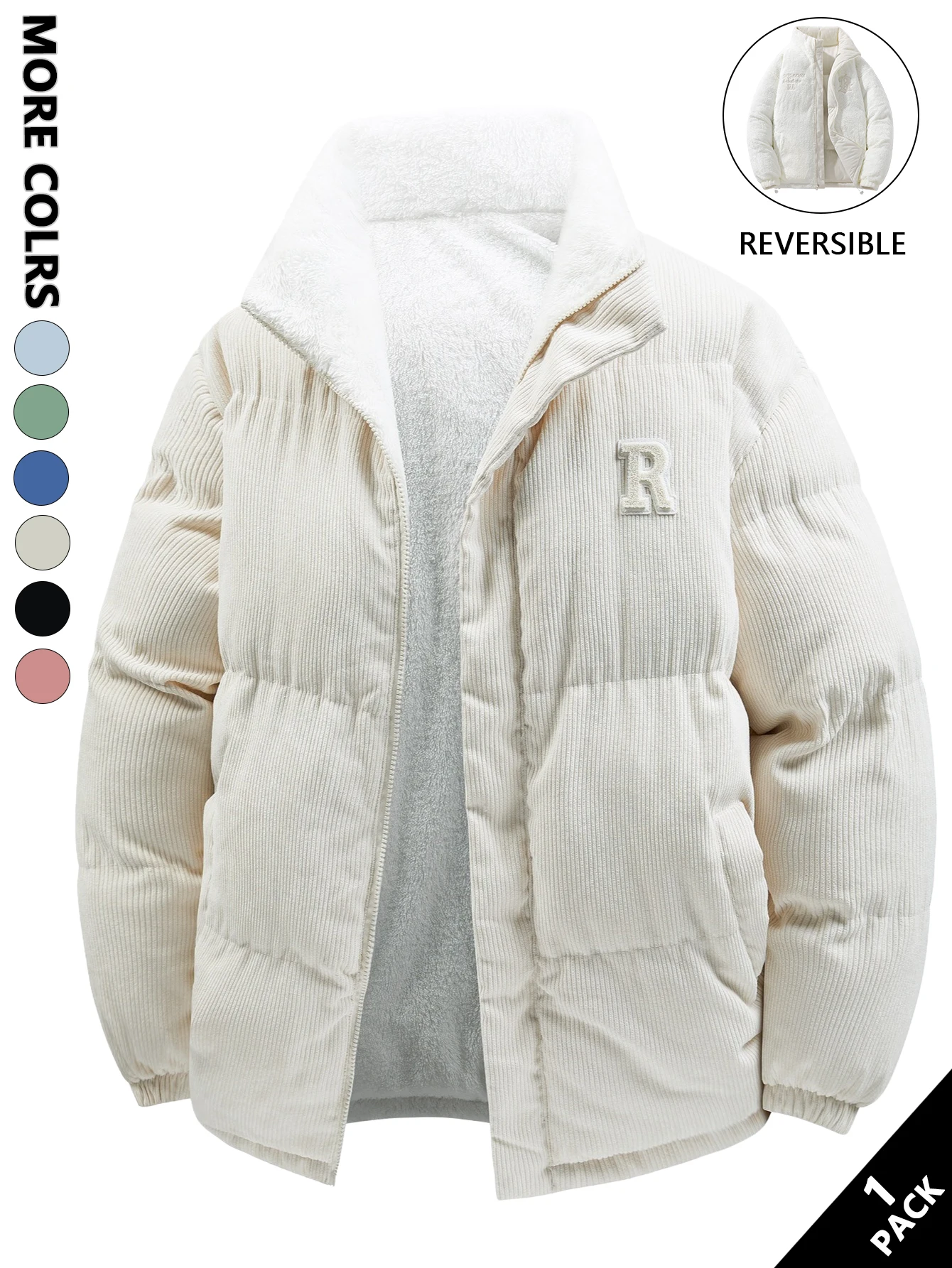 سترة قطنية شتوية للرجال خفيفة ودافئة، ليست ضخمة، مقاومة للرياح ودافئة، مناسبة للتنقل، وتمارين الإحماء، ونزهات عطلة نهاية الأسبوع، وملابس الشوارع، والتجمعات غير الرسمية، والرحلات القصيرة