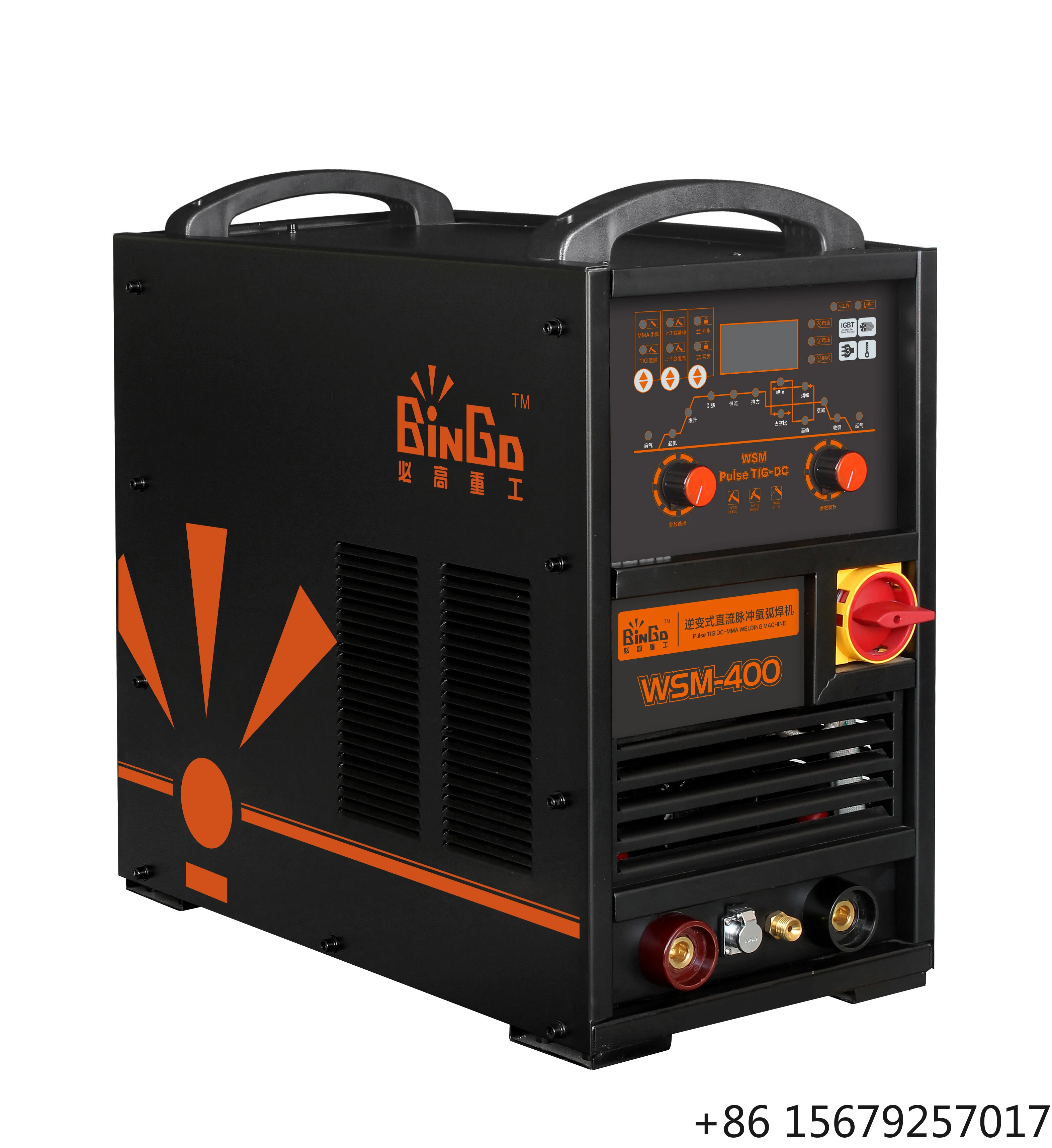 BINGO High-performance Inverter AC DC Pulse TIG Welder-Automatic Wire Feeding Stainless Steel Argon Arc Welding Machine
