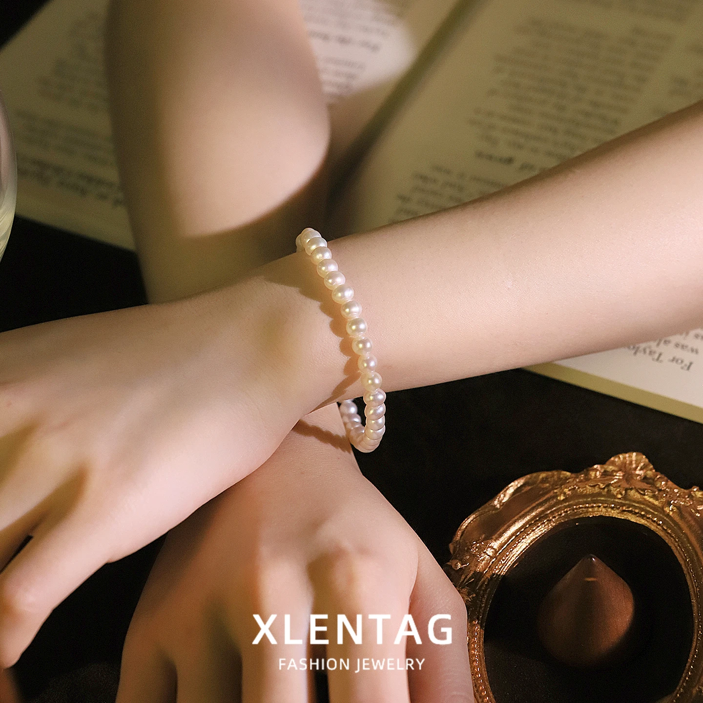 Real Freshwater Pearl Stretch Bracelet for Women Daily Wedding Gift Minimalist Elastic Pearl Bracelet Fashion Korean Jewelry