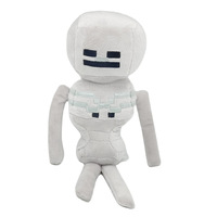 24cm MC Skeleton Plush Stuffed Toys Doll MC Skeleton Game Cartoon Plush Toy Brinquedos Gifts for Children Kids