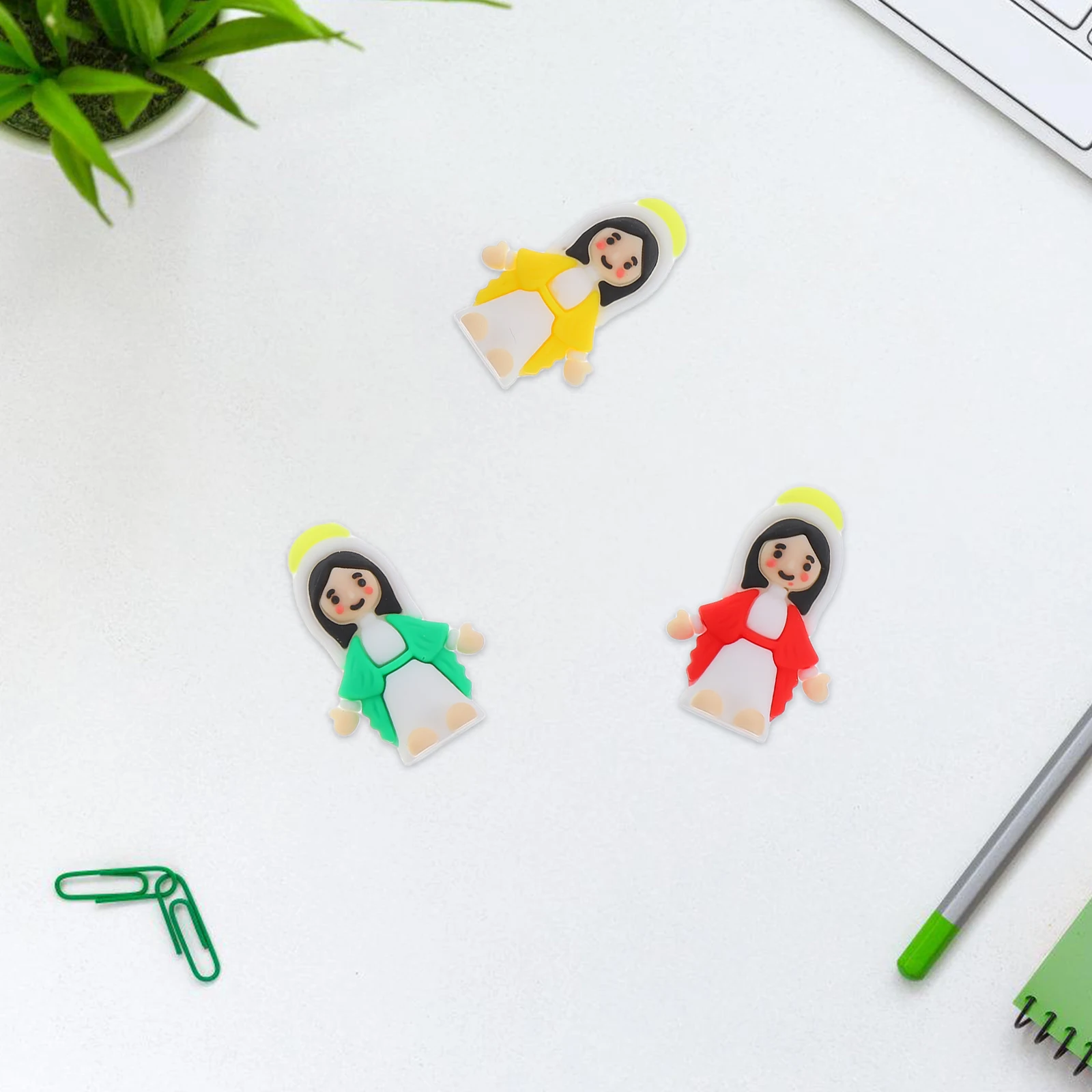 

25 pcs Figurines Compact Religious For Baptism Presents Easter Egg Stuffers Desktop Decor Church Ornament Home