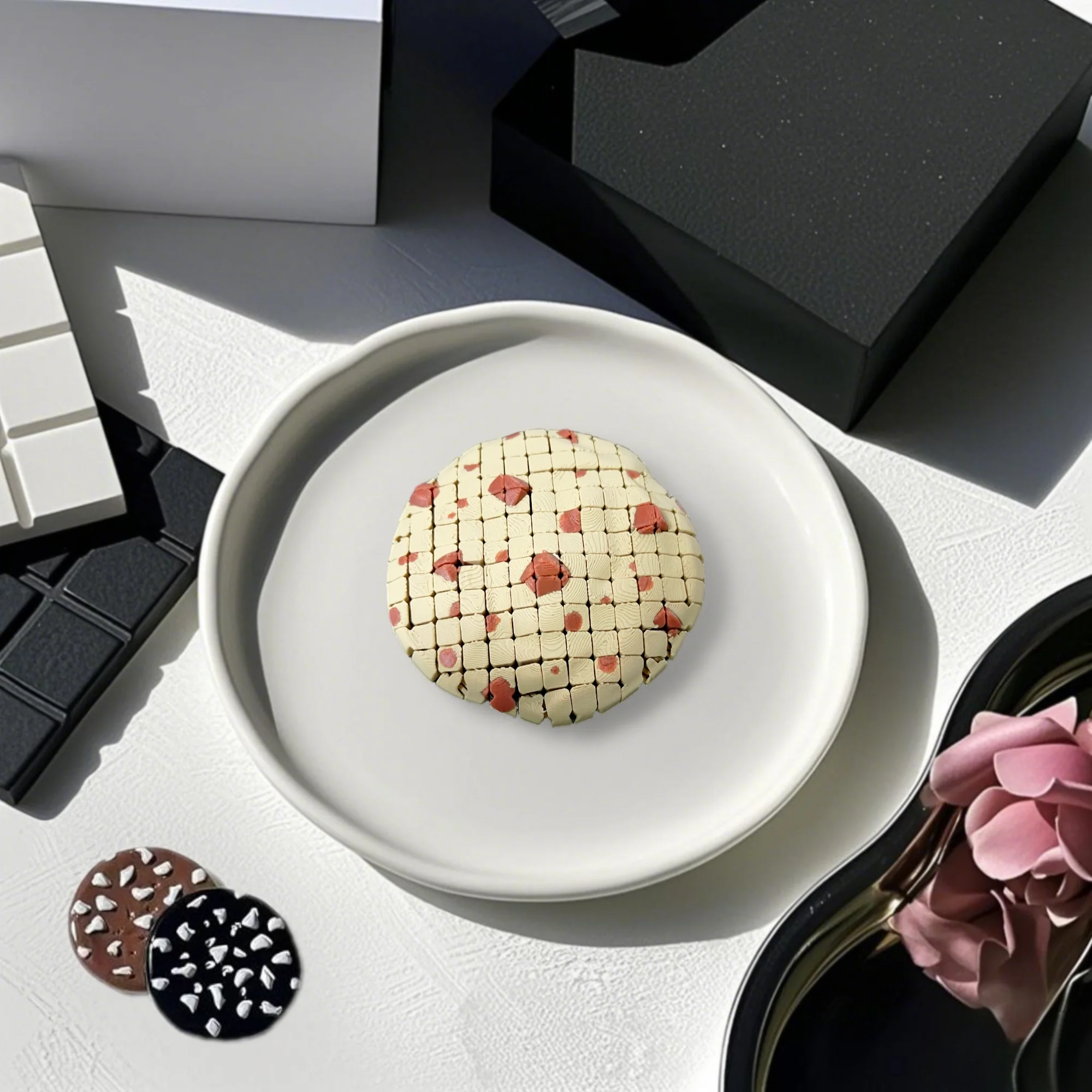 تمثال كوكي النشاط هذا مصنوع من البلاستيك وليس من السهل كسرها. إنها هدية مثالية للمكاتب وغرف المعيشة ودي