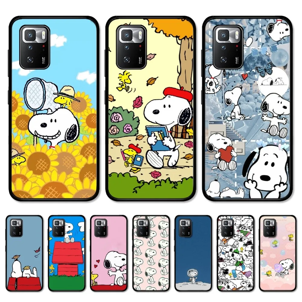 C-Cartoon S-Snoopys For Redmi Note 4 X 5 A 6 7 8 T 9 9S 10 11 11S 11Epro Poco M3 pro