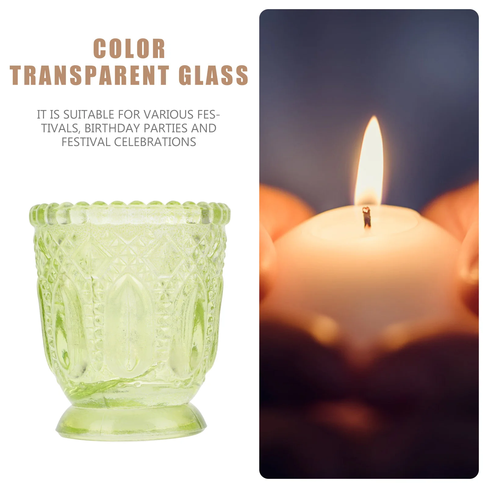 

Retro Vintage Holder Chic Design for Wedding Party Home Decor Romantic Glass Candlestick Candles Holder