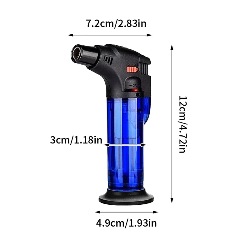 Windproof Direct Spray Welding Gun Ignition Gun Inflatable Flame Butane Lighter Barbecue Candle Camping Portable Tool