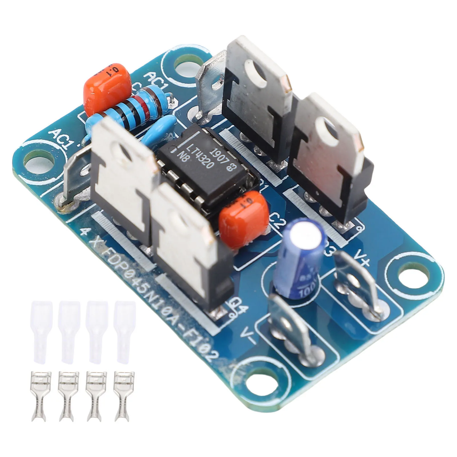 Ideal Diode Rectifier Bridge Module AC 7-40V High Efficiency Single Ended Class A Power Amp Rectifier Fit for JLH 1969 Amplifier