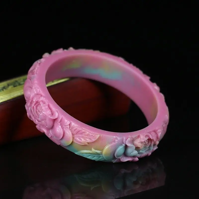 

New Yanyuan Agate Exquisite Carved Bracelet, Exquisite Fashion Ethnic Style Jewelry