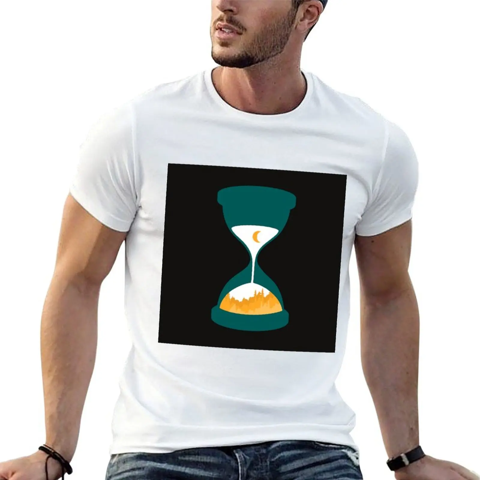 

camp here and there T-Shirt man t shirt graphic man t shirt cotton T-Shirt