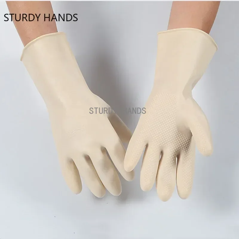 Lengthen Work Safety Gloves Rubber Gloves Heavy Duty Chemical Resistant Acid Oil Resistant Protective Gloves Kitchen Accessories