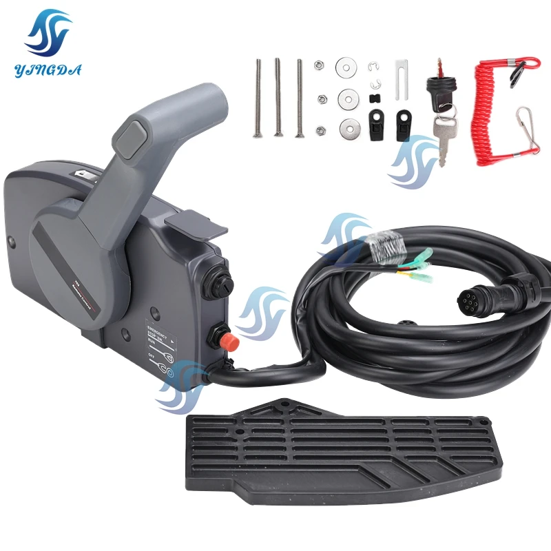 Side Mount Remote Control Box for Yamaha Outboard Engine 703-48203-15 7P;703-48230-14 7P;703-48207-22 10P;703-48272-12 10P