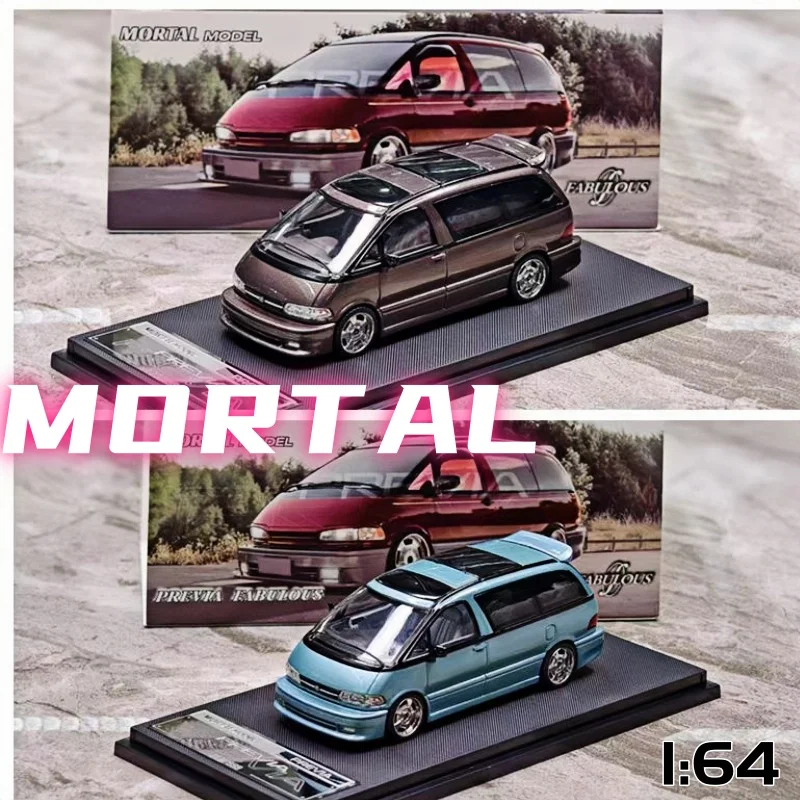 TOYOTA PREVIA 1:64 - The Big Boss - Réplica de Vehículo a Escala Micro de Aleación Fundida, Artículo Decorativo para Adultos, Nueva Llegada en Stock