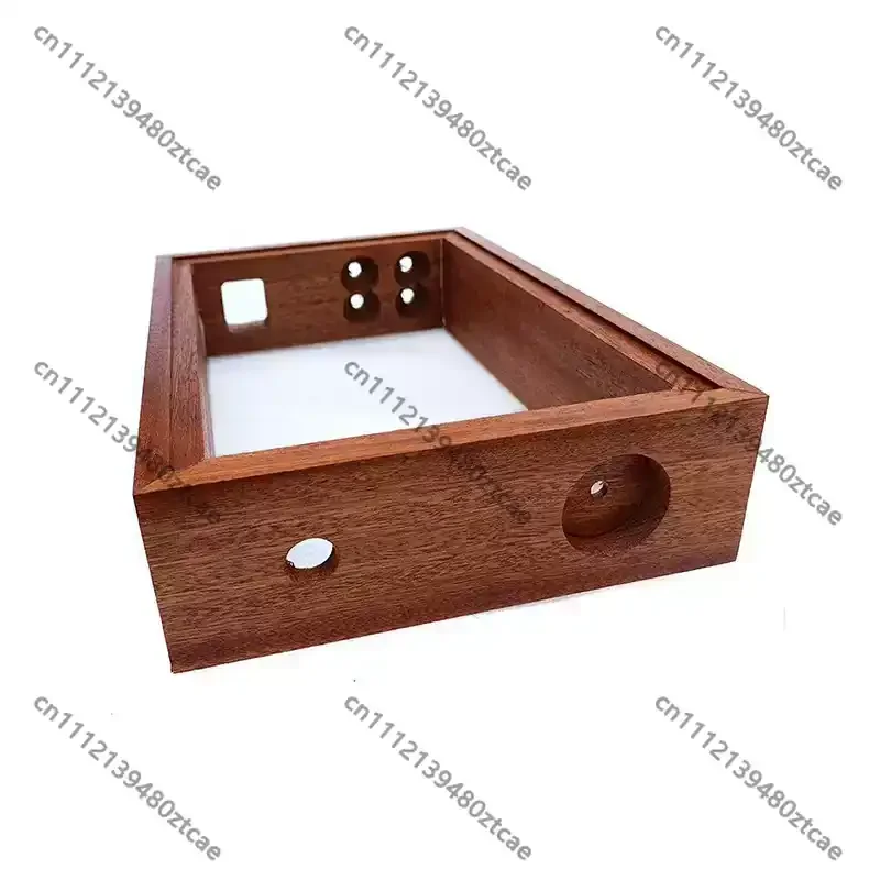 Solid Wood Amplifier Chassis 300x200mm Sapele Wood Case Vintage Housing For Vacuum Tube Preamp HIFI DIY