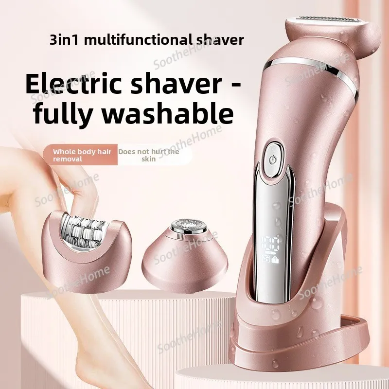 Replace The Hair Plucking Tool with A Three-head Household One. Wash The Whole Body with A Full-body Hair Scraper