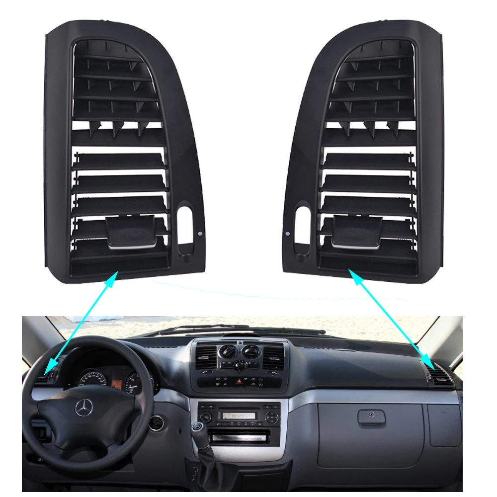 

2PCS Air Grill vent Air A/C Vent Outlet Cover For Mercedes Benz Vito Viano W636 W639 2010 2011 2012 2013 2014 2015 2010-2015