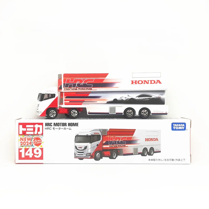 

TAKARA TOMY Tomica Car HRC Motor Home Honda Racing Toys for Boys Diecast 1/64 Vehicles Models No. 149 Birthday Gift