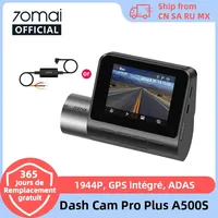 70mai A500S Recorder Car DVR Front Cam A500S 1944P Night Vision 70mai Dash Cam Pro Plus Built-in GPS Wifi Support Rear Cam