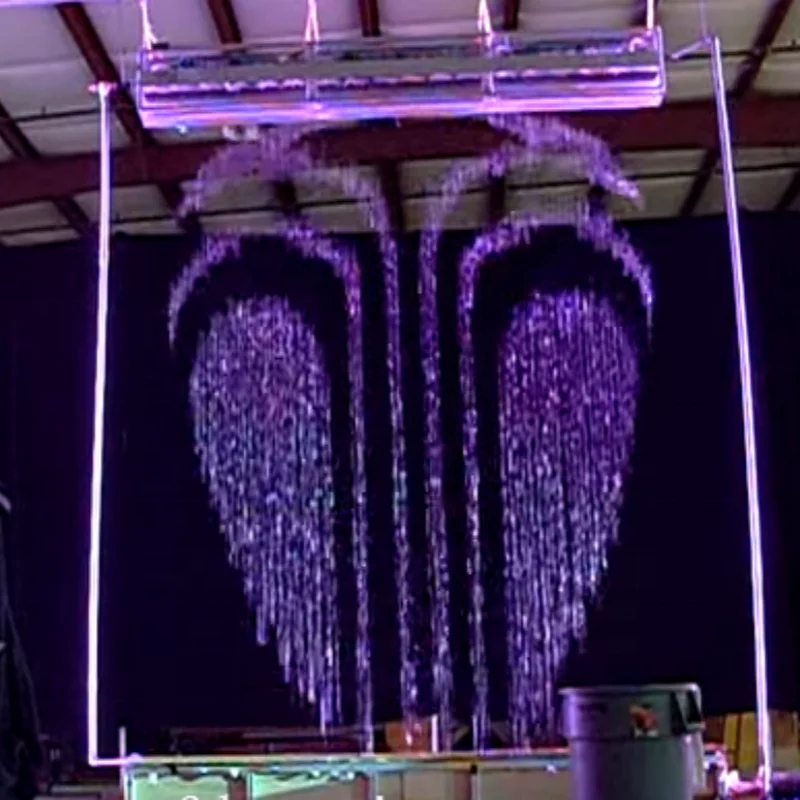 Waterfall fountain water digital curtain fountain