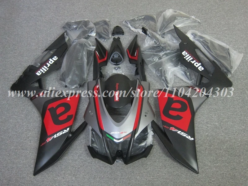 4Gifts New ABS Motorcycle Fairings Kit Fit For Aprilia RSV4 1000 2016 2017 2018 2019 16 17 18 19 Bodywork Set Custom Red Matte