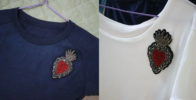 Toppe di perline di strass fatte a mano 3D per abbigliamento cucito fai da te su animali Scorpione occhi di cervo parches ricami applicazioni di