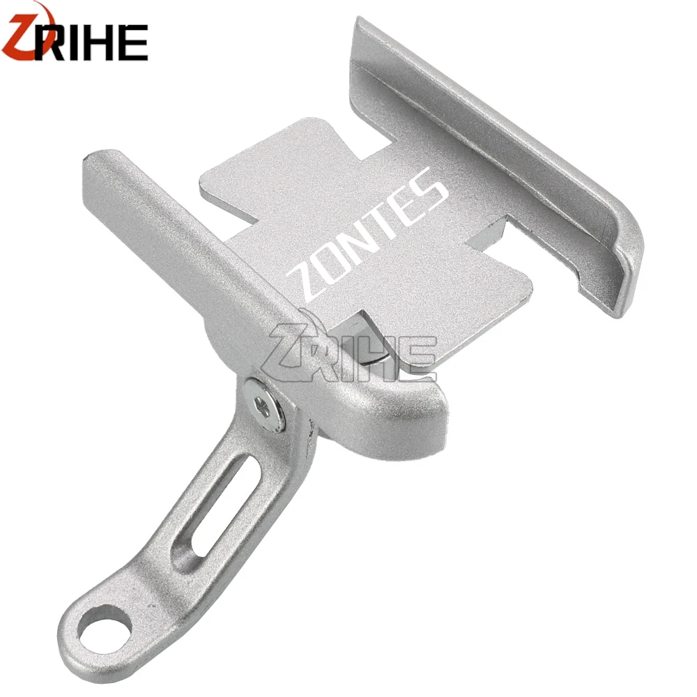 Motorcycle CNC for Zontes GPS Stand Bracket G1 125 ZT125 ZT310/R/T/V 368G Handlebar Mobile Phone Holder 368G/D/E/M/K 703F 703RR 5
