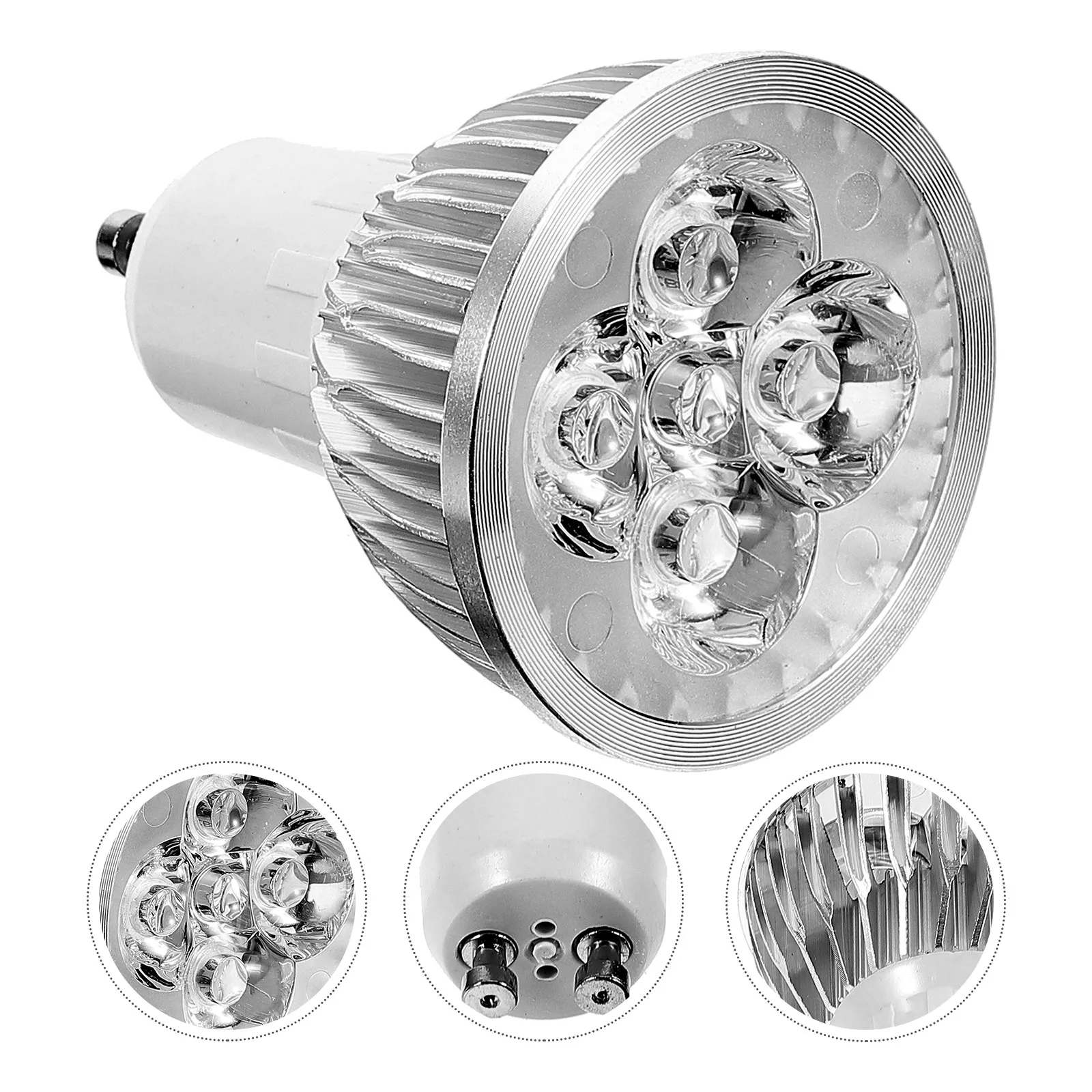s GU10 Halogen Wax Warmer Bulb Heater Replacement LED Light Beads Aluminum 2 Pin Energy Efficient Spa