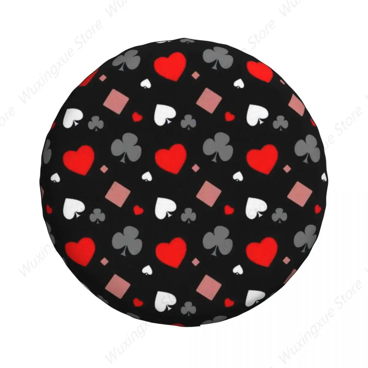 

Poker Tire Cover Wheel Protectors Weatherproof Universal for Jeep Trailer RV SUV Truck Camper Travel Trailer