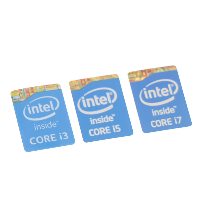 1pc Wholesale Variety Of Choices Original 4th Generation I3 I5 I7 Celeron Intel Core  Sticker Label 5PCS 2023