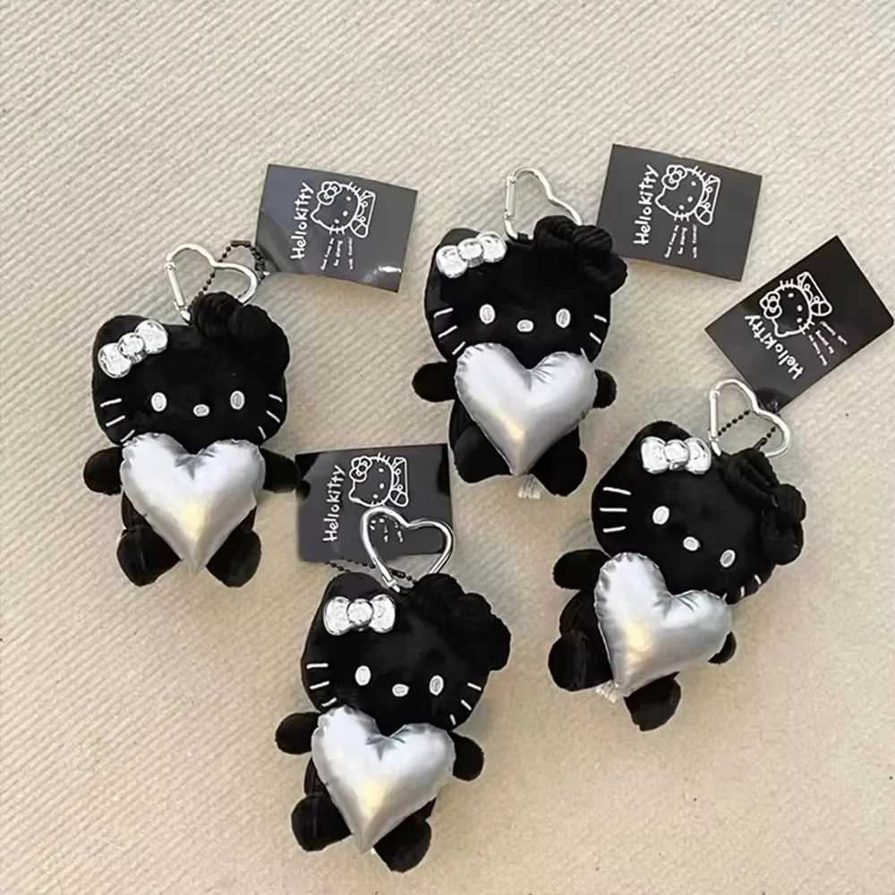 

Anime Sanrio Hello Kitty Plush Doll Kawayii Cartoon Kt Cat Student Book Bag Decoration Dolls Toy Keychain Accessory Girls Gifts