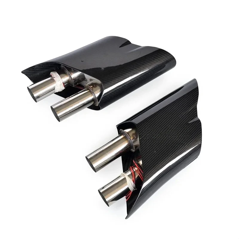 

Carbon Fiber Rocket Style Exhaust Tail Pipe G63 G500 W463 W464 Illuminated Tips