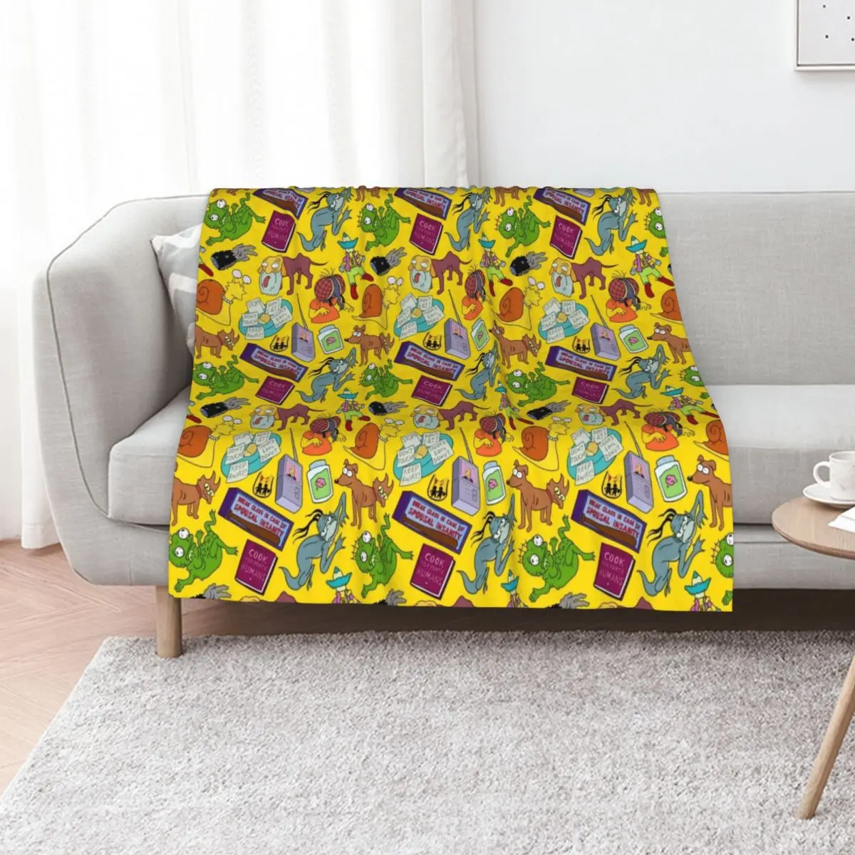 Treehouse of Horror Throw Blanket All Weather Soft Throw Blanket for Sofa
