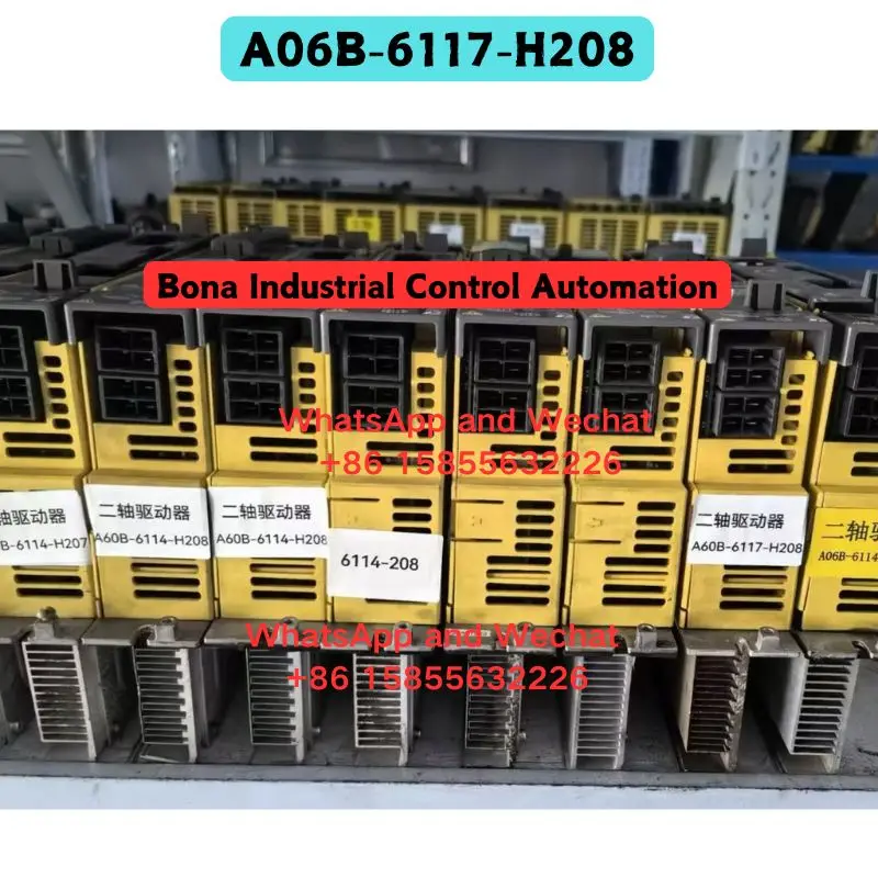 

Used OEM disassembled parts A06B-6117-H208 Driver Functional test OK Quick delivery