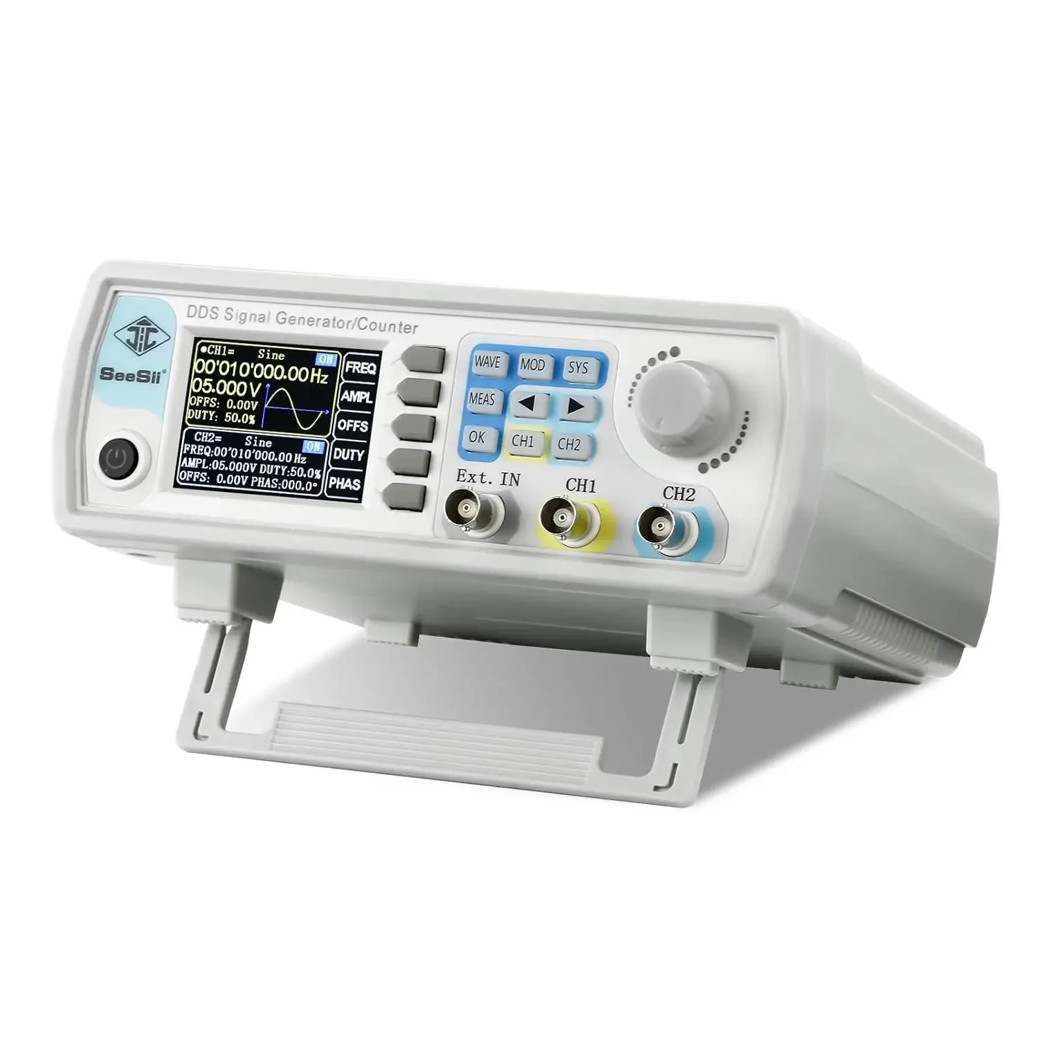 High Precision 200MSa/s Dual-Channel Arbitray Waveform Function Generator Frequency Meter 60MHz DDS Signal Generator Counter